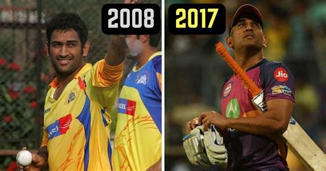 dhoni ipl teams from 2008